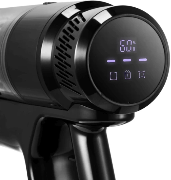 Пылесос Kitfort КТ-5289 400Вт черный/серебристый