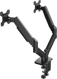 Кронштейн для мониторов ЖК Buro BU-M12 черный 17&amp;quot;-32&amp;quot; макс.10кг крепление к столешнице поворот и наклон