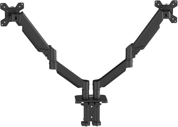 Кронштейн для мониторов ЖК Buro BU-M12 черный 17&amp;quot;-32&amp;quot; макс.10кг крепление к столешнице поворот и наклон