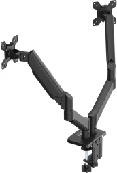Кронштейн для мониторов ЖК Buro BU-M12 черный 17&amp;quot;-32&amp;quot; макс.10кг крепление к столешнице поворот и наклон