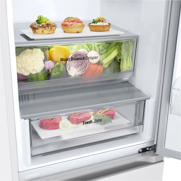 Холодильник LG GC-B509FQQW 2-хкамерн. белый инвертер