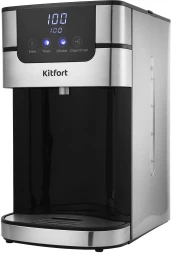 Термопот Kitfort КТ-2501 4л. 2618Вт черный/серебристый