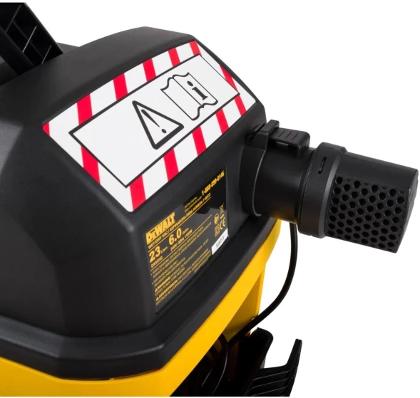 Строительный пылесос DeWalt DXV23G 1100Вт (уборка: сухая/влажная/выдув/сбор воды) желтый