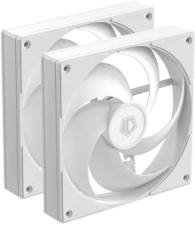 Вентилятор для корпуса ID-Cooling AS-140-W Duet 140х140x25 белый 4-pin 24.9дБ (упак.:2шт) Ret
