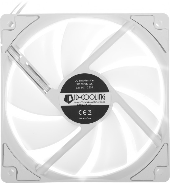 Устройство охлаждения(кулер) ID-Cooling SE-214-XT ARGB Soc-AM5/AM4/1151/1200/1700 белый 4-pin 14-31dB Al+Cu 180W 850gr Ret