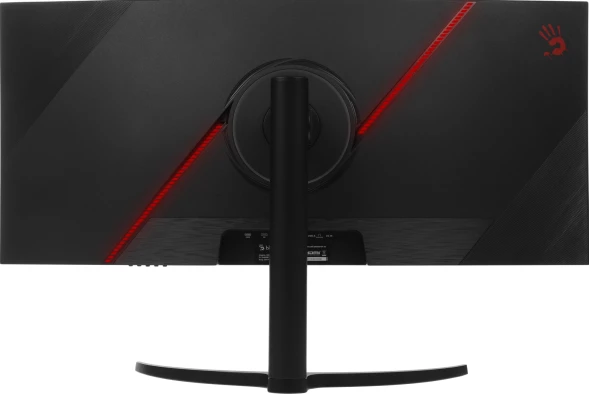 Монитор Bloody 34&amp;quot; MN340W черный VA LED 1ms 21:9 HDMI M/M матовая HAS Piv 300cd 178гр/178гр 3440x1440 180Hz FreeSync DP UW USB 5.7кг