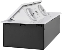 Розетка Cactus CS-SOCKET-EU/USBA-WH для столешницы 26.5x11.8x6.5см белый