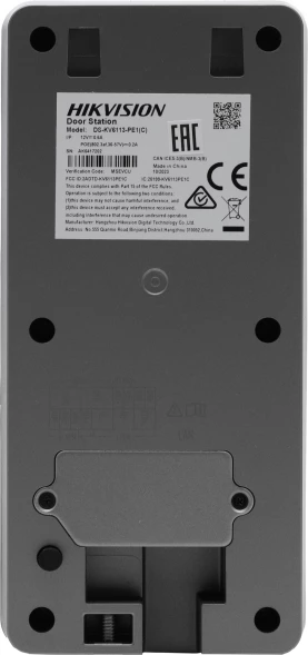 Видеопанель Hikvision DS-KV6113-PE1(C) цвет панели: черный