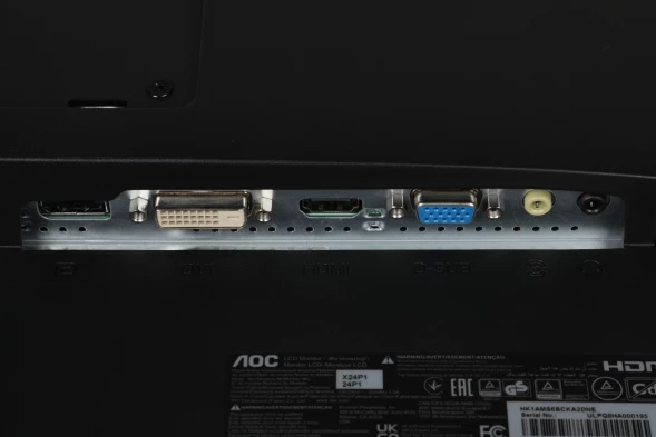 Монитор AOC 24&amp;quot; Professional X24P1(00/01) черный IPS LED 16:10 DVI HDMI M/M матовая HAS Piv 1000:1 300cd 178гр/178гр 1920x1200 60Hz VGA DP FHD USB 5.5кг