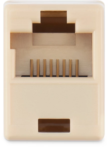 Коннектор Buro BU-SOCKRJ45-C6 кат.6 RJ45 белый