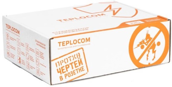 Стабилизатор напряжения Бастион Teplocom ST-222/500-И 150Вт 200ВА серебристый