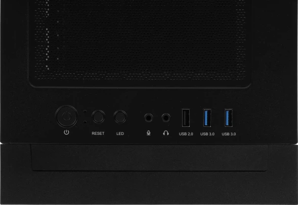 Корпус Montech Air 1000 Lite черный без БП ATX 1x120mm 3x140mm 1xUSB2.0 2xUSB3.0 audio bott PSU