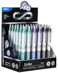 Карандаш мех. Deli EU747 0.7мм пластик