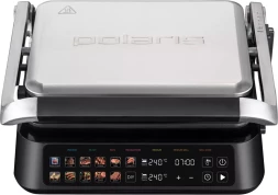 Электрогриль Polaris PGP 3018 2000Вт серебристый/черный