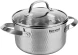 Кастрюля Rondell RainDrops RDS-1293 2.4л. d=18см (с крышкой) стальной