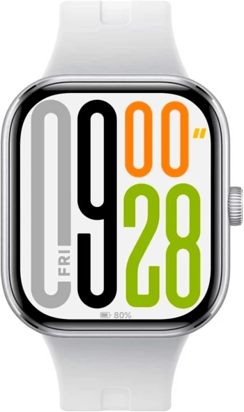 Смарт-часы Xiaomi Redmi Watch 5 2.07&amp;quot; AMOLED корп.серебристый рем.серый разм.брасл.:135-205мм (BHR9381GL)