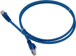 Патч-корд Lanmaster LAN-PC45/U6-5.0-BL UTP RJ-45 вил.-вилка RJ-45 кат.6 5м синий LSZH