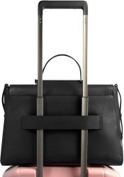 Деловая сумка женская Piquadro Circle BD6778W92/N с отделением для ноутбука 14" черная натур.кожа