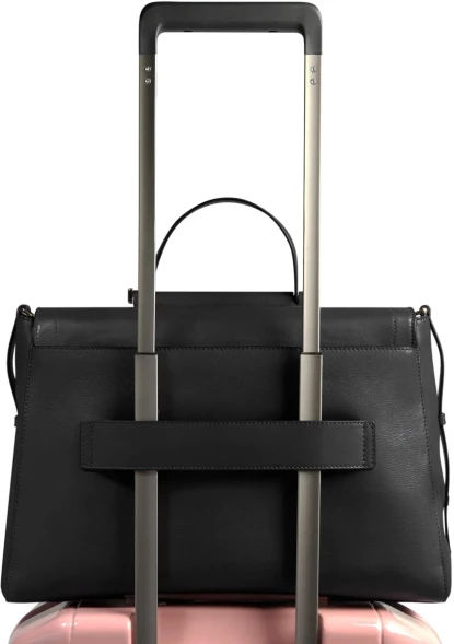 Деловая сумка женская Piquadro Circle BD6778W92/N с отделением для ноутбука 14&amp;quot; черная натур.кожа