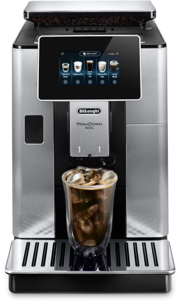 Кофемашина Delonghi Primadonna Soul ECAM610.74.MB 1450Вт черный/серебристый