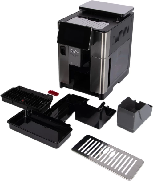 Кофемашина Delonghi Primadonna Soul ECAM610.74.MB 1450Вт черный/серебристый