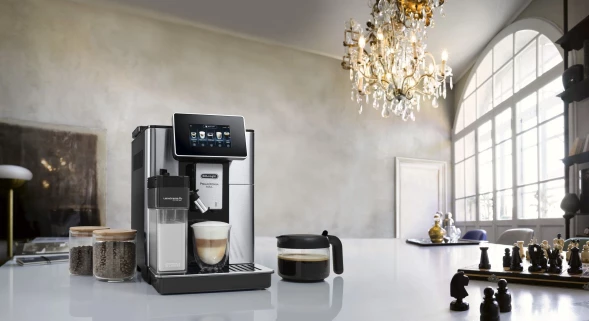 Кофемашина Delonghi Primadonna Soul ECAM610.74.MB 1450Вт черный/серебристый