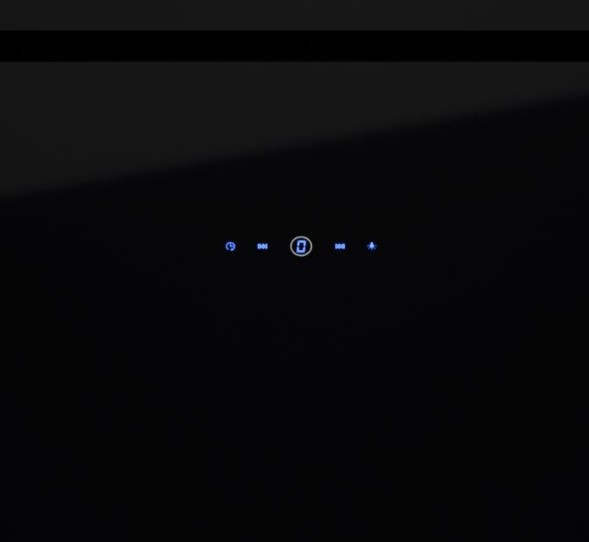 Вытяжка каминная Lex Furia 900 черный управление: сенсорное (1 мотор)