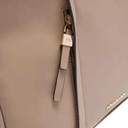 Деловая сумка женская Piquadro Circle CA6698W92/TOBLU с отделением для ноутбука 14&amp;quot; бежевая/голубая натур.кожа