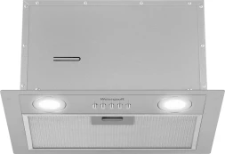 Вытяжка встраиваемая Weissgauff Dubhe 450 Inox нержавеющая сталь управление: кнопочное (1 мотор)
