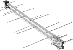Антенна телевизионная Denn DAE603 25дБ активная черный каб.:8.5м