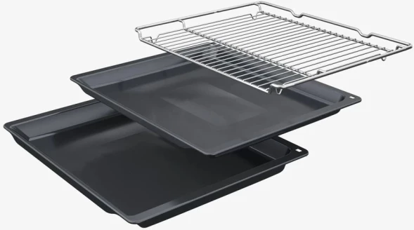 Духовой шкаф Электрический Bosch Serie 8 HBG7361B1 черный