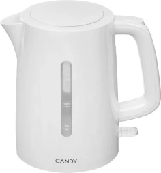 Чайник электрический Candy QA00A1M00RU 1.7л. 2200Вт белый корпус: пластик