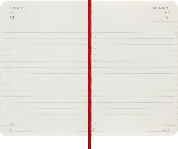 Ежедневник Moleskine CLASSIC SOFT Pocket 90x140мм 400стр. мягкая обложка красный