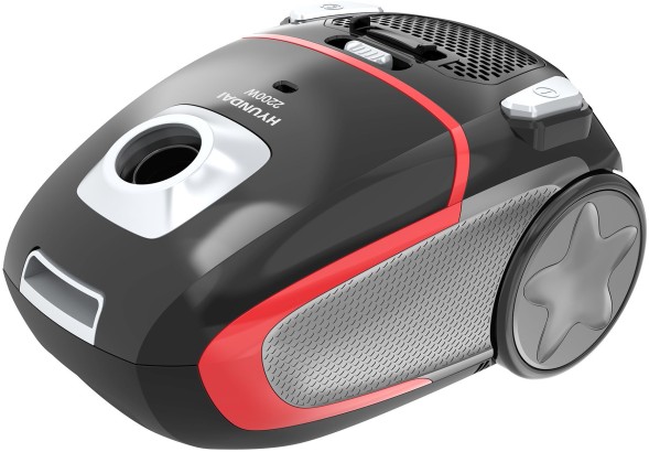 Пылесос Hyundai HYV-B4995 2220Вт черный/красный (в компл.:1мешок)