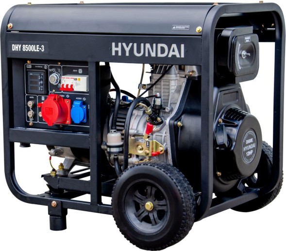 Генератор Hyundai DHY 8500LE-3 7.2кВт