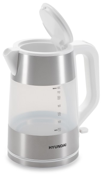 Чайник электрический Hyundai HYK-P4025 1.9л. 2200Вт белый корпус: пластик