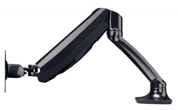 Кронштейн для мониторов ЖК Hama Fullmotion черный-26&amp;quot; макс.5кг крепление к столешнице поворот и наклон