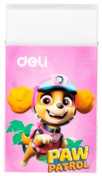 Ластик Deli Paw Patrol EH308 45х25х12мм ПВХ ассорти картонный дисплей (1шт)