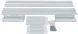 Стойка двухрамная NTSS NTSS-2POR33U/600-1000 33U 550ммx1000мм 600кг серый