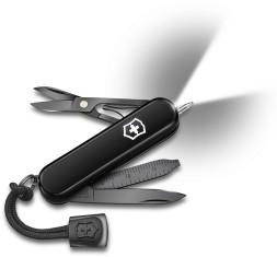 Нож перочинный Victorinox Signature Lite Onyx Black (0.6226.31P) 58мм 8функц. черный подар.коробка