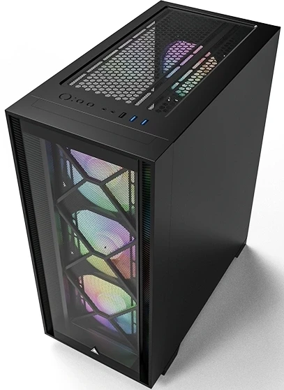 Корпус Montech Air 1000 Premium черный без БП ATX 1x120mm 3x140mm 1xUSB2.0 2xUSB3.0 audio bott PSU