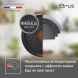 Сковорода ВОК (WOK) Tefal Brut Э 04236628 круглая 28см покрытие: Mineralia (без крышки) черный (9100054292)