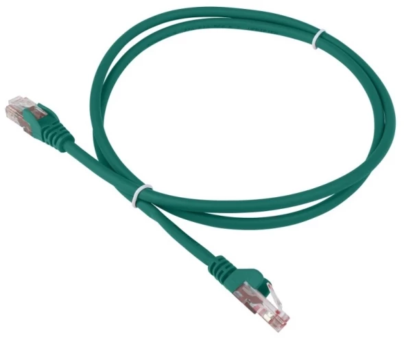 Патч-корд Lanmaster LAN-PC45/U6-1.0-GN UTP RJ-45 вил.-RJ-45 мод. кат.6 1м зеленый LSZH