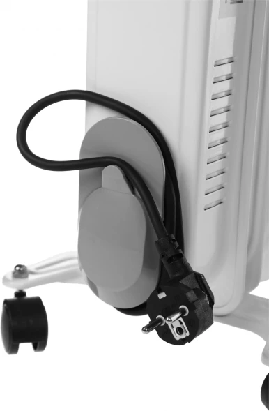 Радиатор масляный Royal Clima PIEMONTE ROR-P5-1000M 1000Вт белый/серый