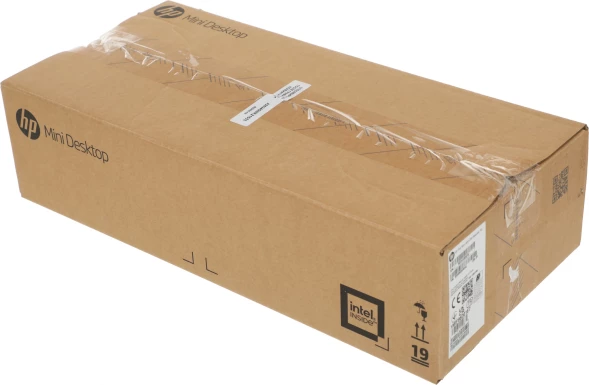 Неттоп HP ProDesk 400 G9 Mini i3 13100T (2.5) 8Gb SSD256Gb UHDG 730 FreeDOS GbitEth WiFi BT 90W kb мышь клавиатура черный (935X8EA)