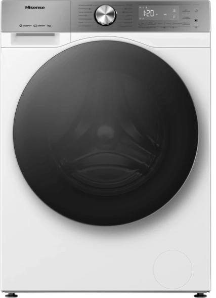 Стиральная машина Hisense WF5S7041BW3 класс: A загр.фронтальная макс.:7кг белый инвертер