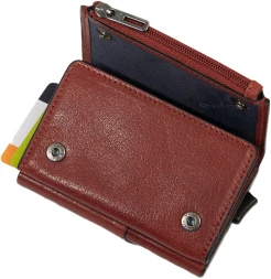 Чехол для кредитных карт Piquadro Solm PP5585S141R/CU табачный натур.кожа/алюм.