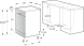 Посудомоечная машина Gorenje GS541D10W белый (узкая) инвертор