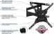 Кронштейн для телевизора Kromax DIX-19 черный 22&amp;quot;-65&amp;quot; макс.45кг настенный поворотно-выдвижной и наклонный