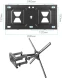 Кронштейн для телевизора Kromax CORBEL-9 титан 32&amp;quot;-75&amp;quot; макс.55кг настенный поворот и наклон